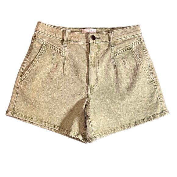 Universal Thread High-Rise A-Line Midi Jean Shorts green size 4/27 - Picture 3 of 14